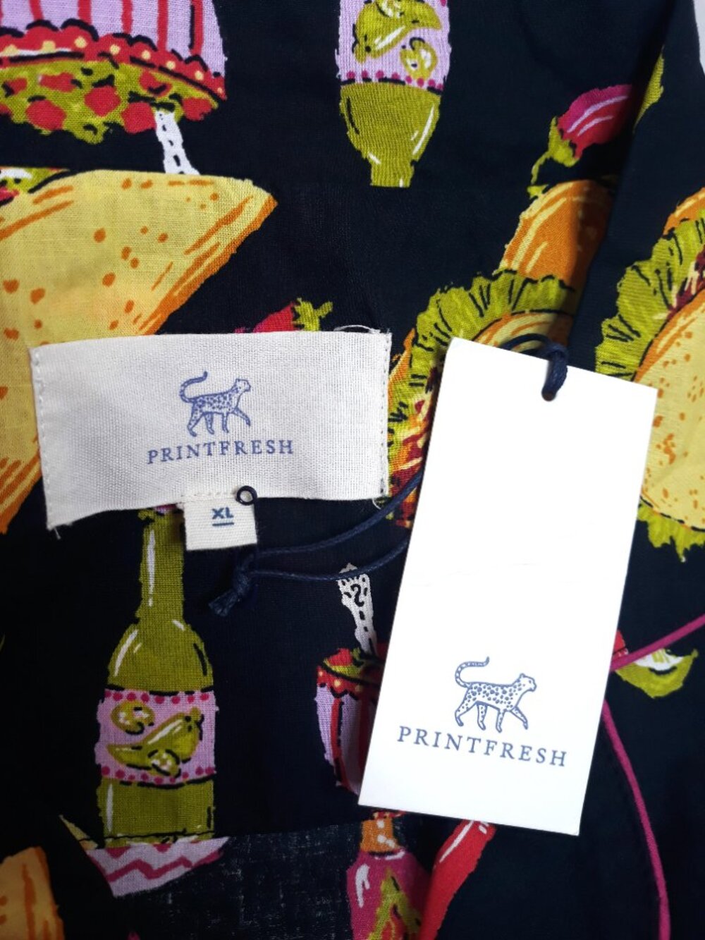 NEW Printfresh ""Guac On"" Short Pajama Set XL - Picture 9 of 11